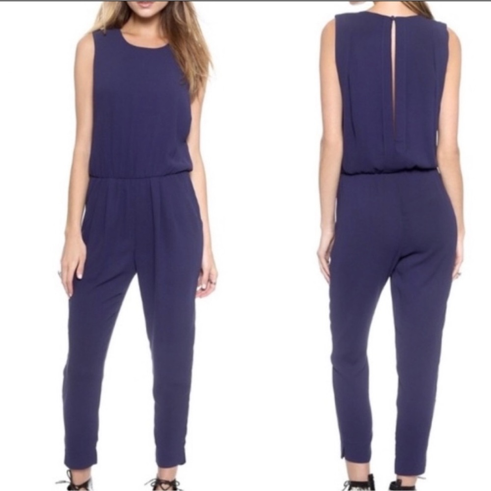 Blaque Label Peekaboo Jumpsuit in Navy